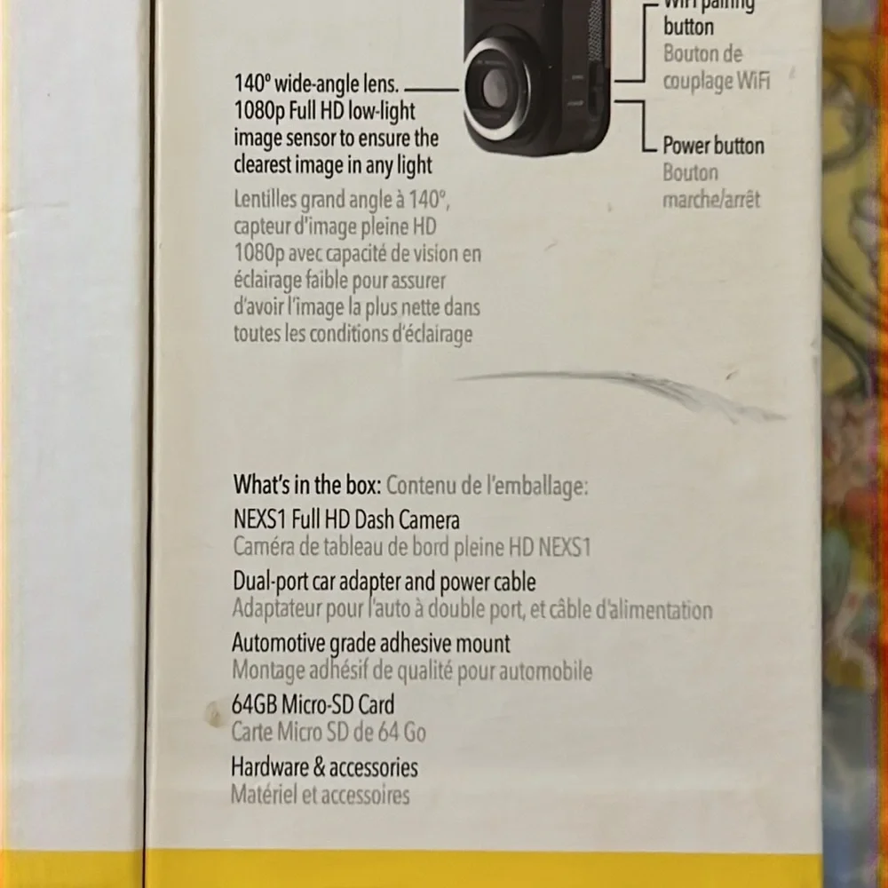 Scosche full hd smart dash cam NEXS1 new Nexar safetech